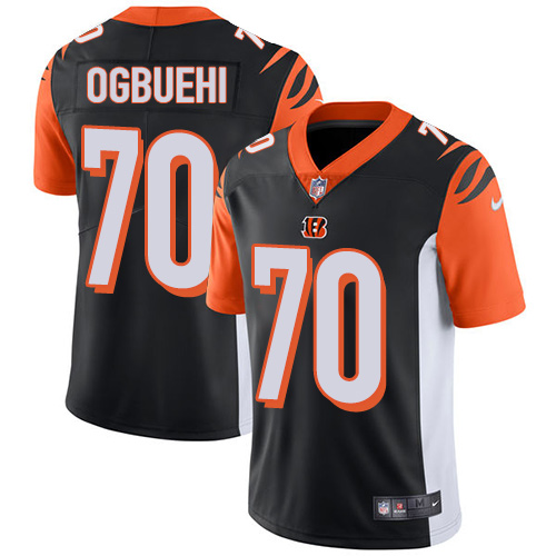 Nike Bengals #70 Cedric Ogbuehi Black Team Color Men's Stitched NFL Vapor Untouchable Limited Jersey